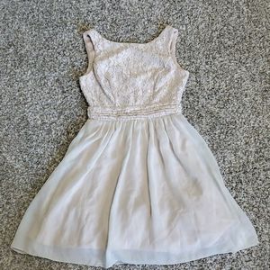 Dress size 1 champagne colored